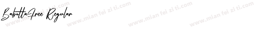 BabottaFree Regular字体转换
